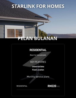 STARLINK UNTUK KEDIAMAN 🏡