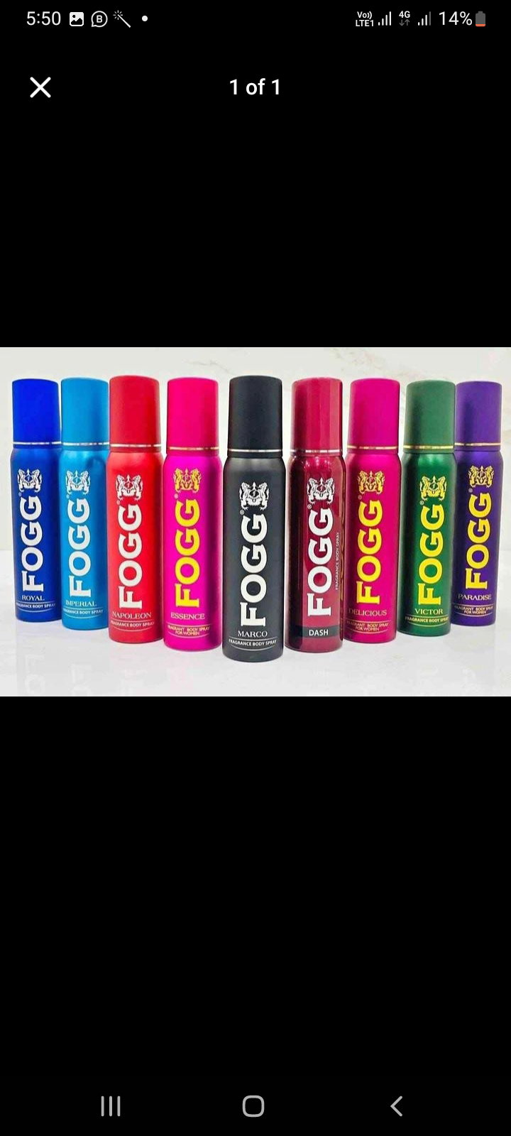 Fogg perfume 150ML _0