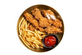 Chicken strips and chips_0