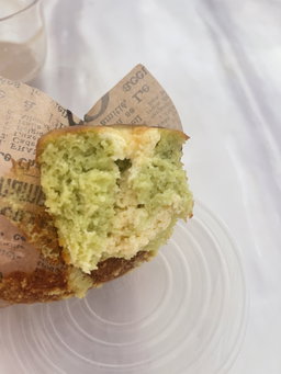 Pandan Cream Cheese Muffins