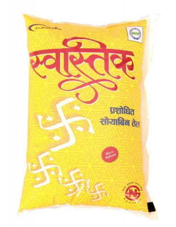 Swastik Soyabean Oil(Pouch), 1ltr