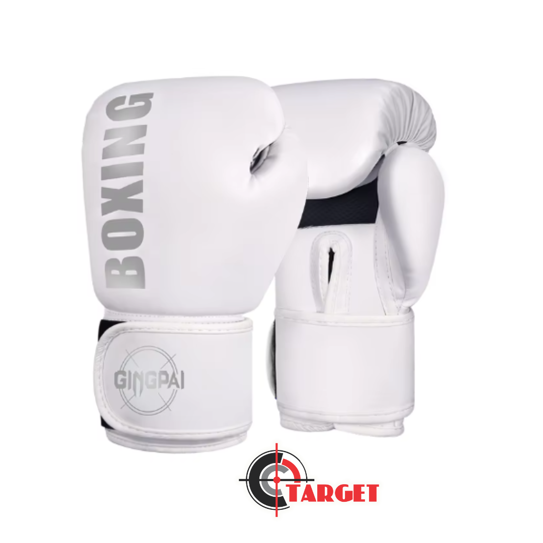 Boxing MMA Muy Thai Gloves White _0