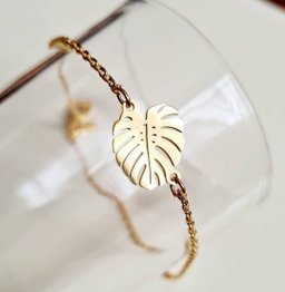 Monstera Leaf Bracelet 