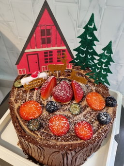 Christmas Log Cake