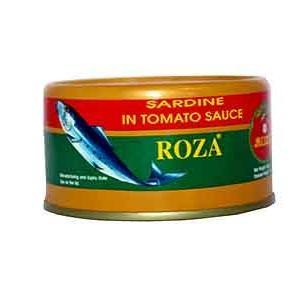 Roza Sardine in Tomato Sauce, 185gm EOE(153FL)