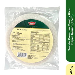 Tastee Premium Quality Rice Paper Round (22cm) 400gm