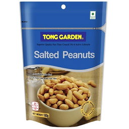 Tong Garden Salted Peanuts, 160gm Pouch