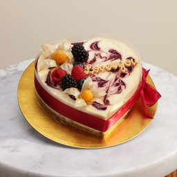 Heart Swirl Cheesecake 