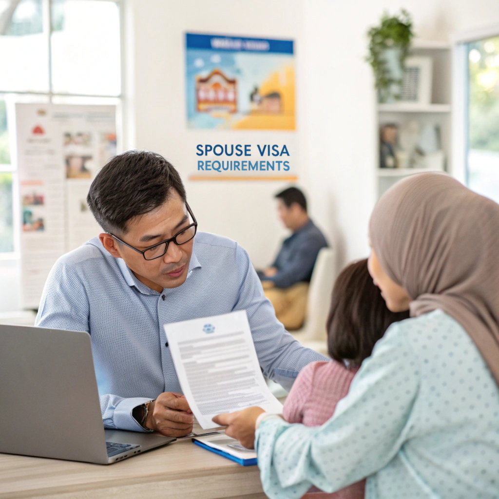เบงเบตเบเบฒเบเบนเปเบชเบปเบกเบฅเบปเบ (SP-B3) / Spouse Visa (SP-B3)