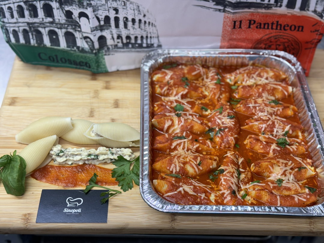 6-Cheese Blend Stuffed Shells w/ Sweet Sausage with Vodka Sauce