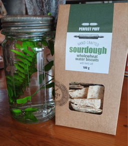 Water Biscuits Sourdough whole wheat