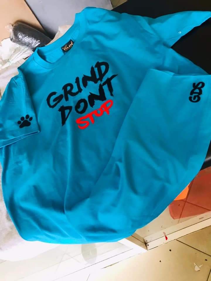 Grind Don't Stop T Shirts assorted colors _0