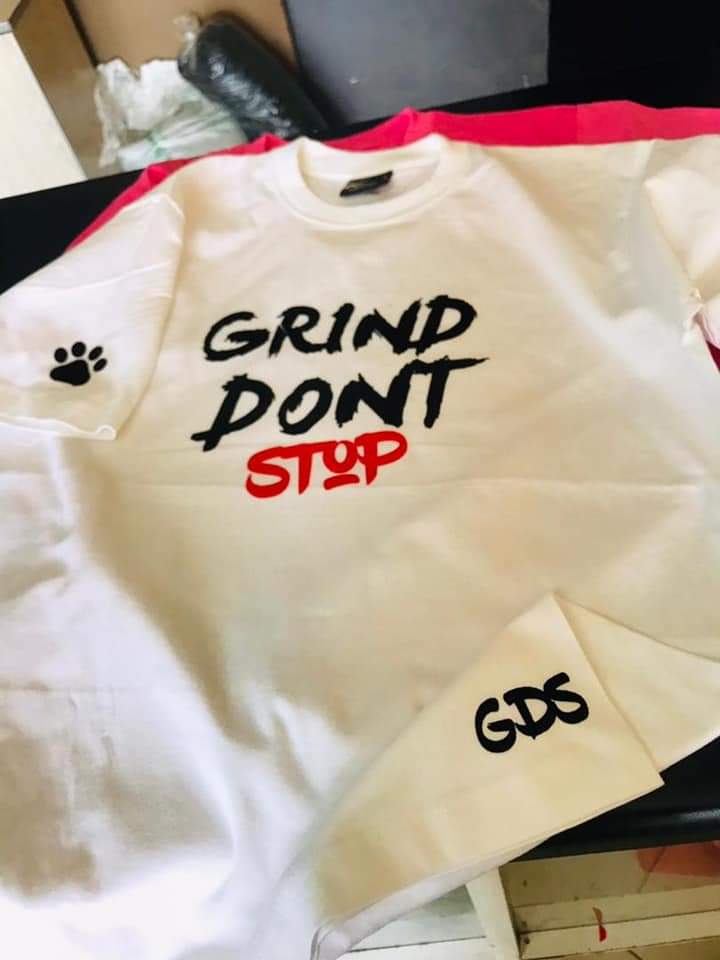 Grind Don't Stop T Shirts assorted colors _1