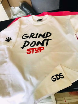 Grind Don't Stop T Shirts assorted colors 