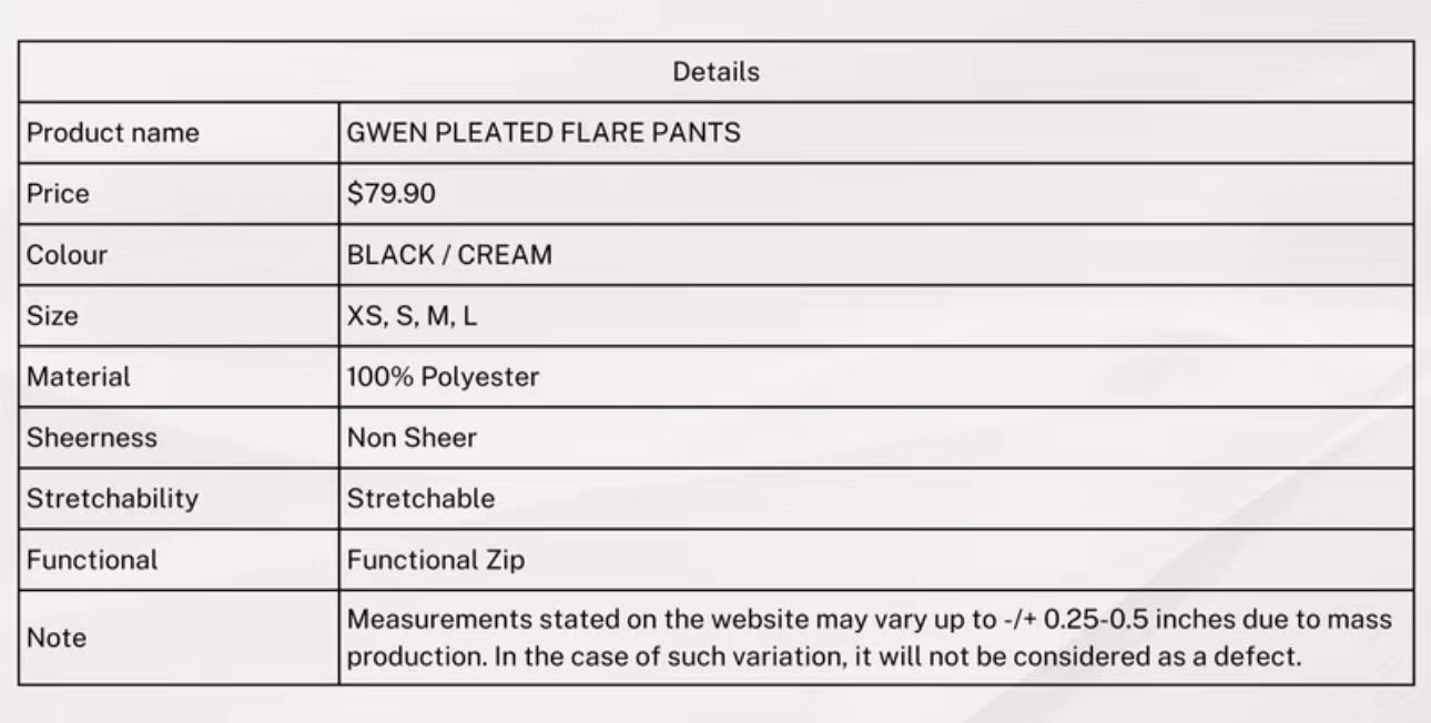 GWEN PLEATED FLARE PANTS (BLACK)_4
