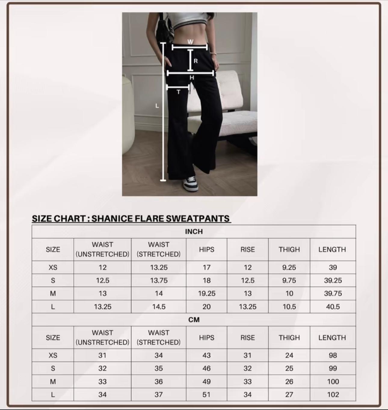 SHANICE FLARE SWEATPANTS (BLACK)_2