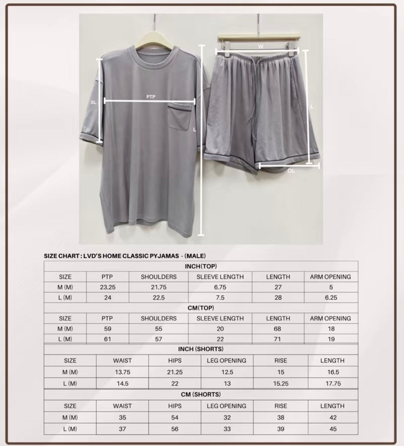 LVD HOME CLASSIC PYJAMAS (MALE)_3