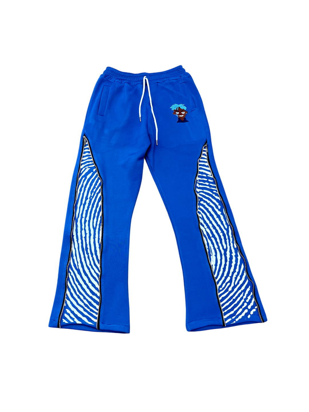 Secret Identity (fingerprint flare pants)