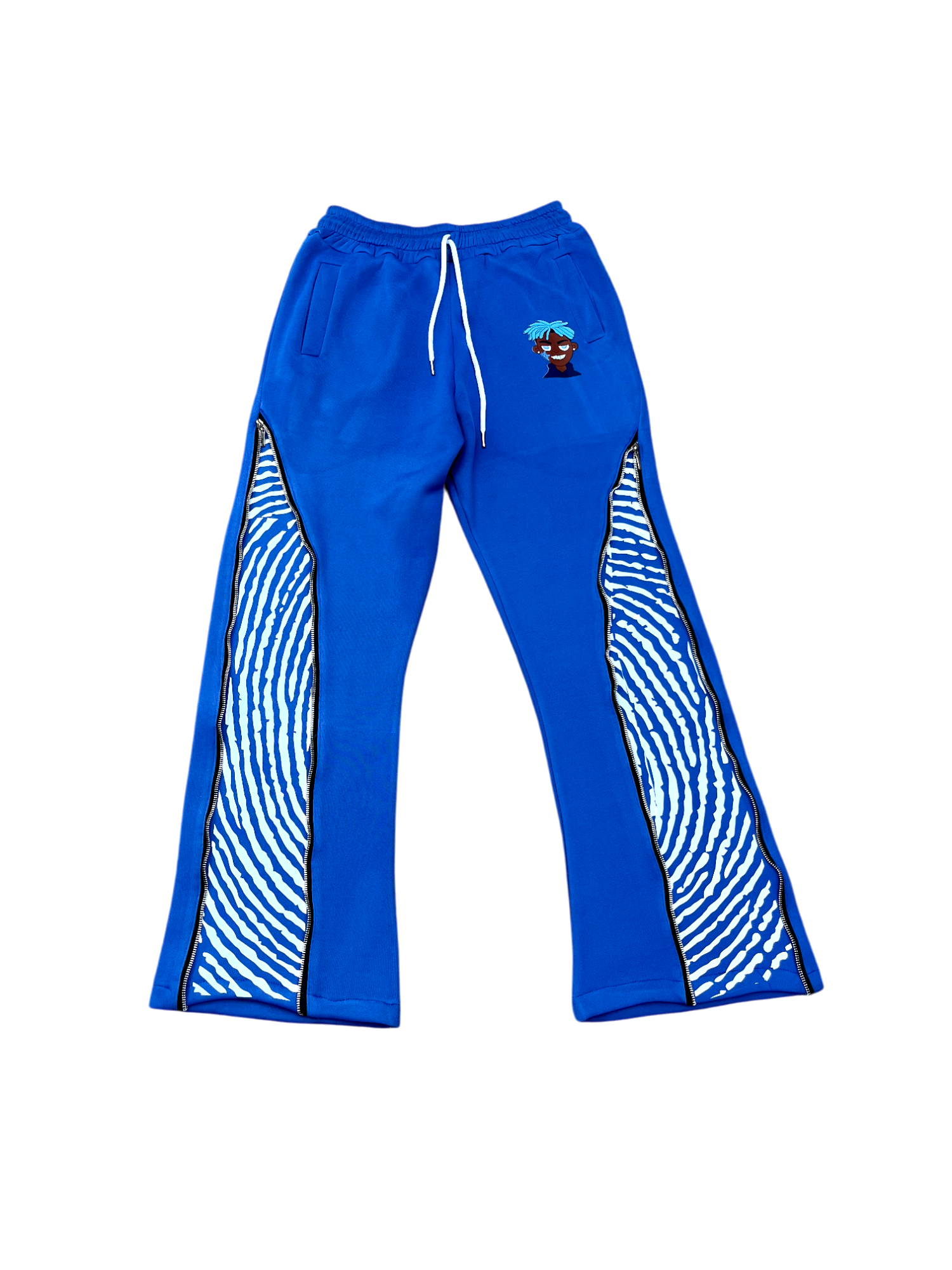 Secret Identity (fingerprint flare pants)_0