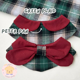 Green Plaid Peter Pan Collar (Premium)