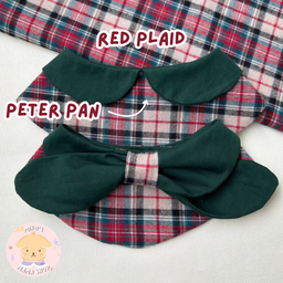 Red Plaid Peter Pan Collar (Premium)
