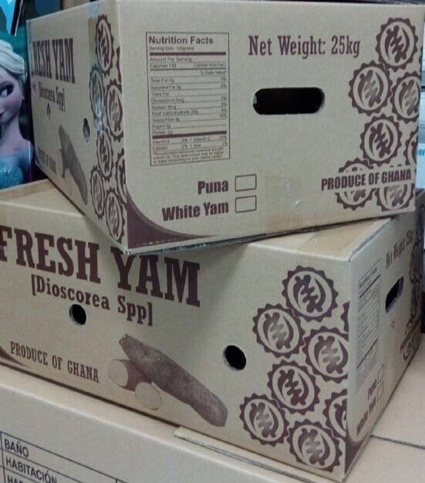  White YAM :Net Weight 25kg
