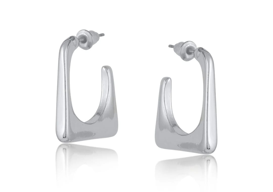 Hortense Organic Shape Hoops