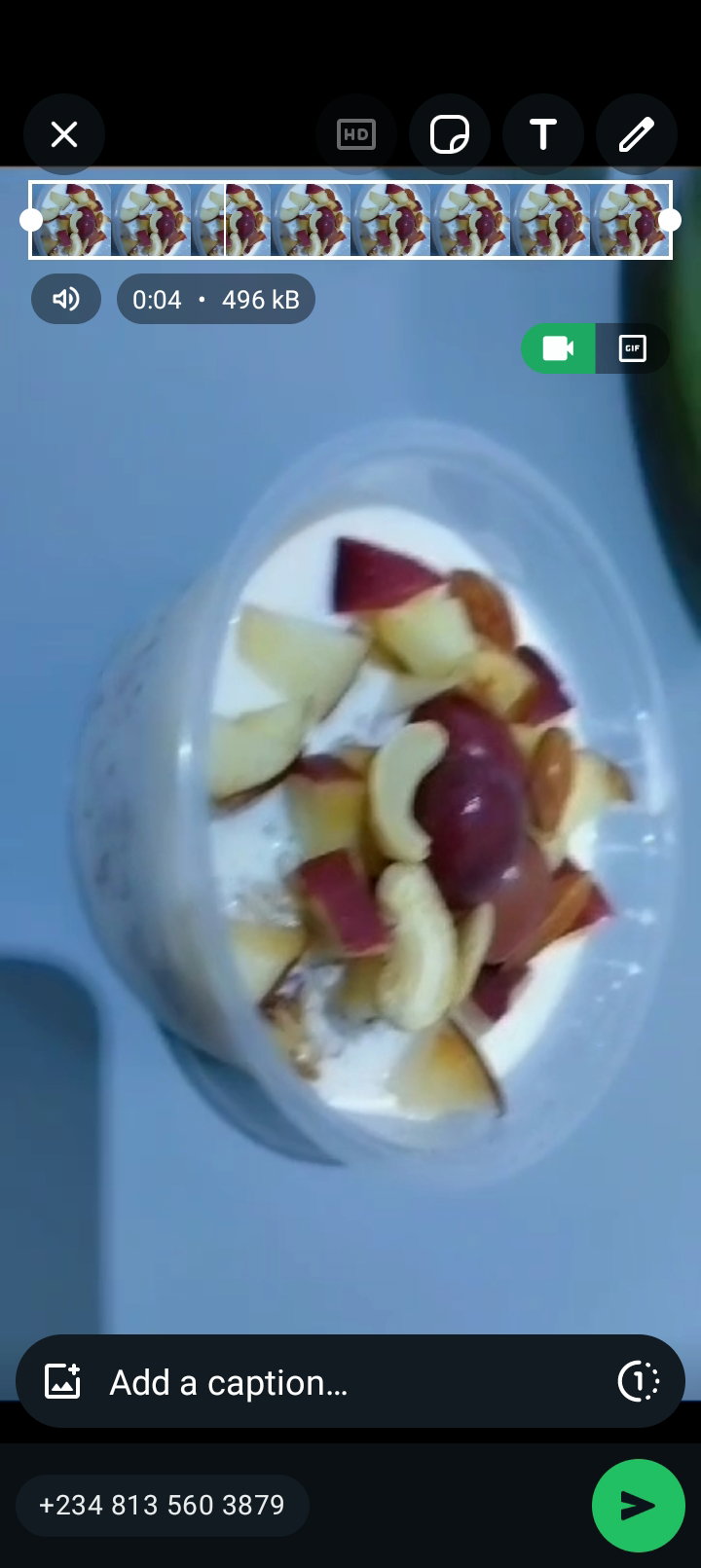 Crunchy parfait small cup _0