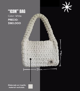"Icon" Bag White
