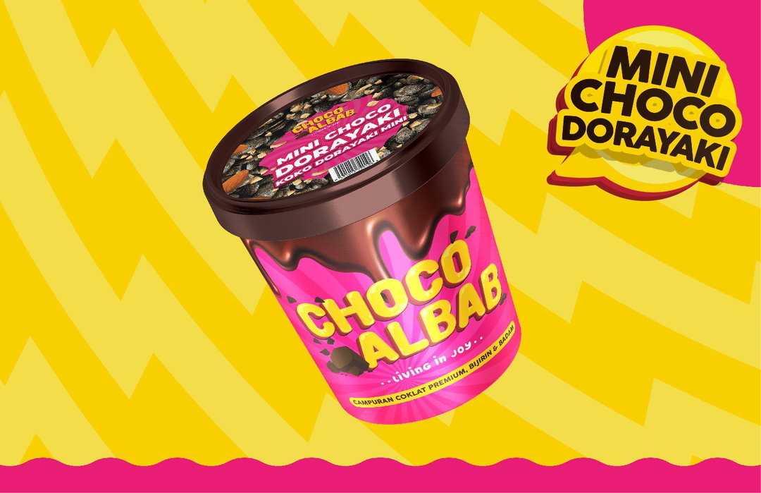Choco albab pink tub ( mini dorayaki)