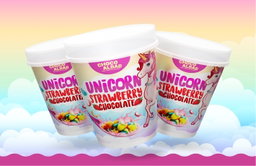 Unicorn strawberry chocolate set (3tub)