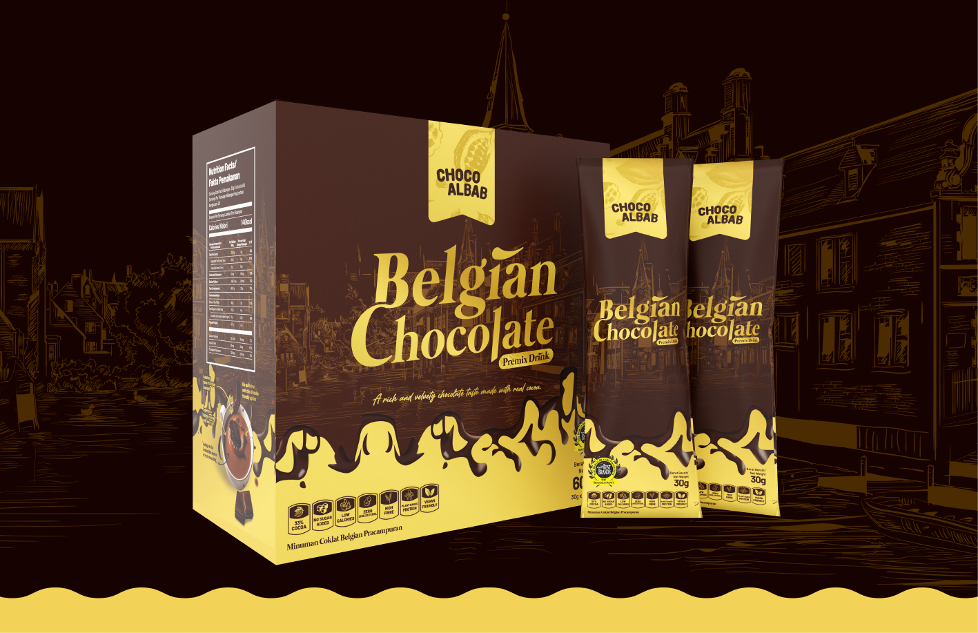 Belgian chocolate drink (20 sachet)_0