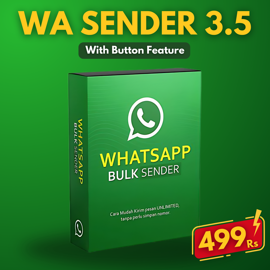 WA Sender 3.5.0 with New Button Feature