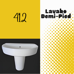 Lavabo demi pied