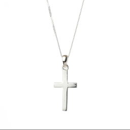 Cross 925 Sterling Silver Pendant Necklaces