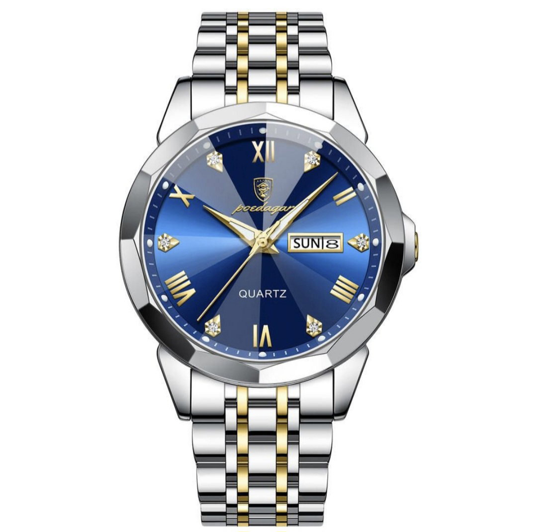 Poedagar - Royal Blue Luxury Men's Watch