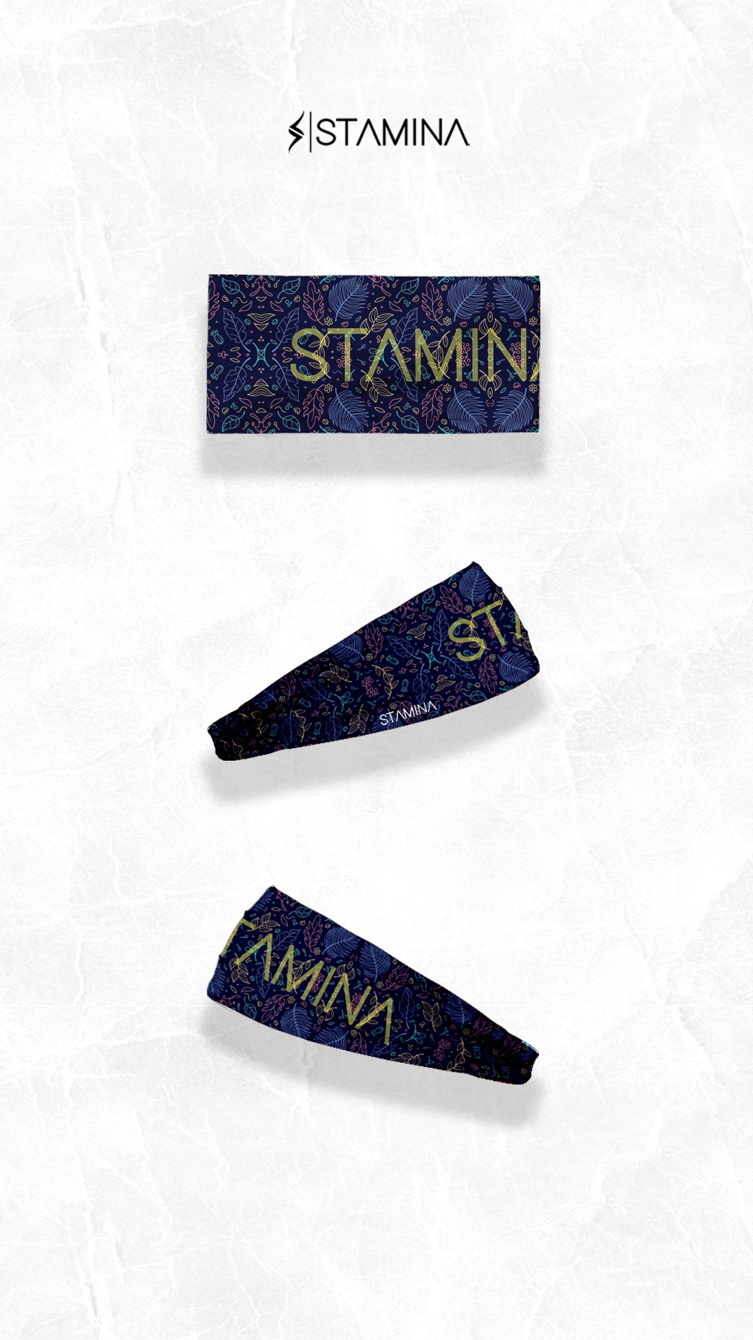 Bandana Navy Trees_0