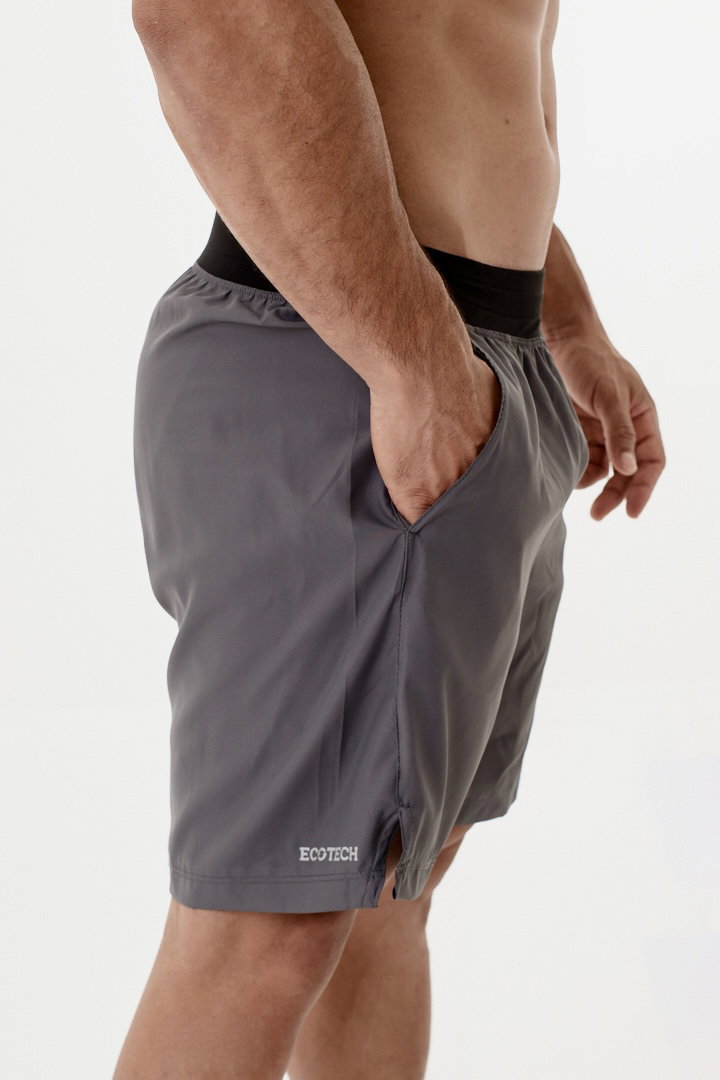 Training Short - Ecotech Flex - Gris_2