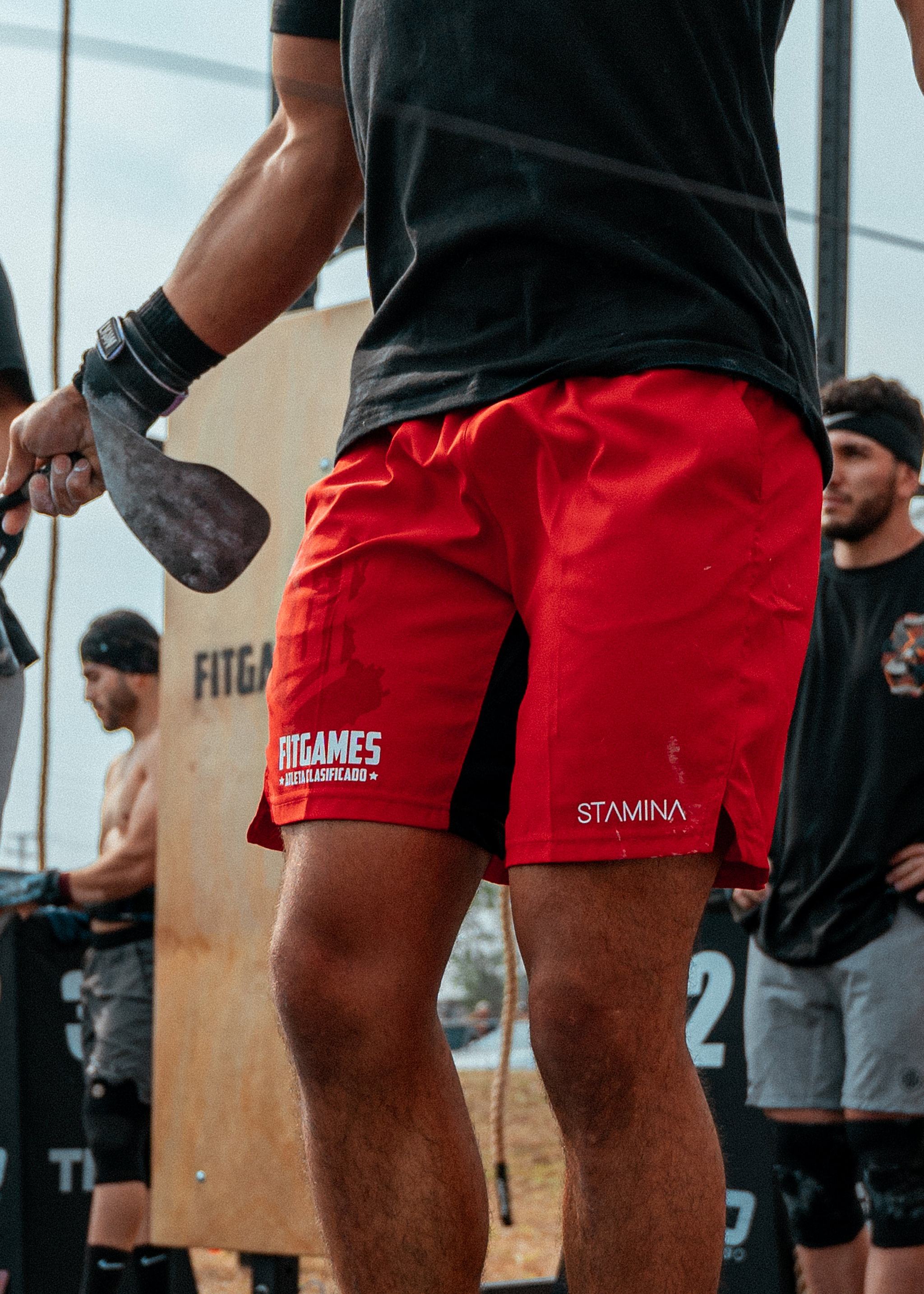 Training Short - Fit Games 2023 - Rojo_3
