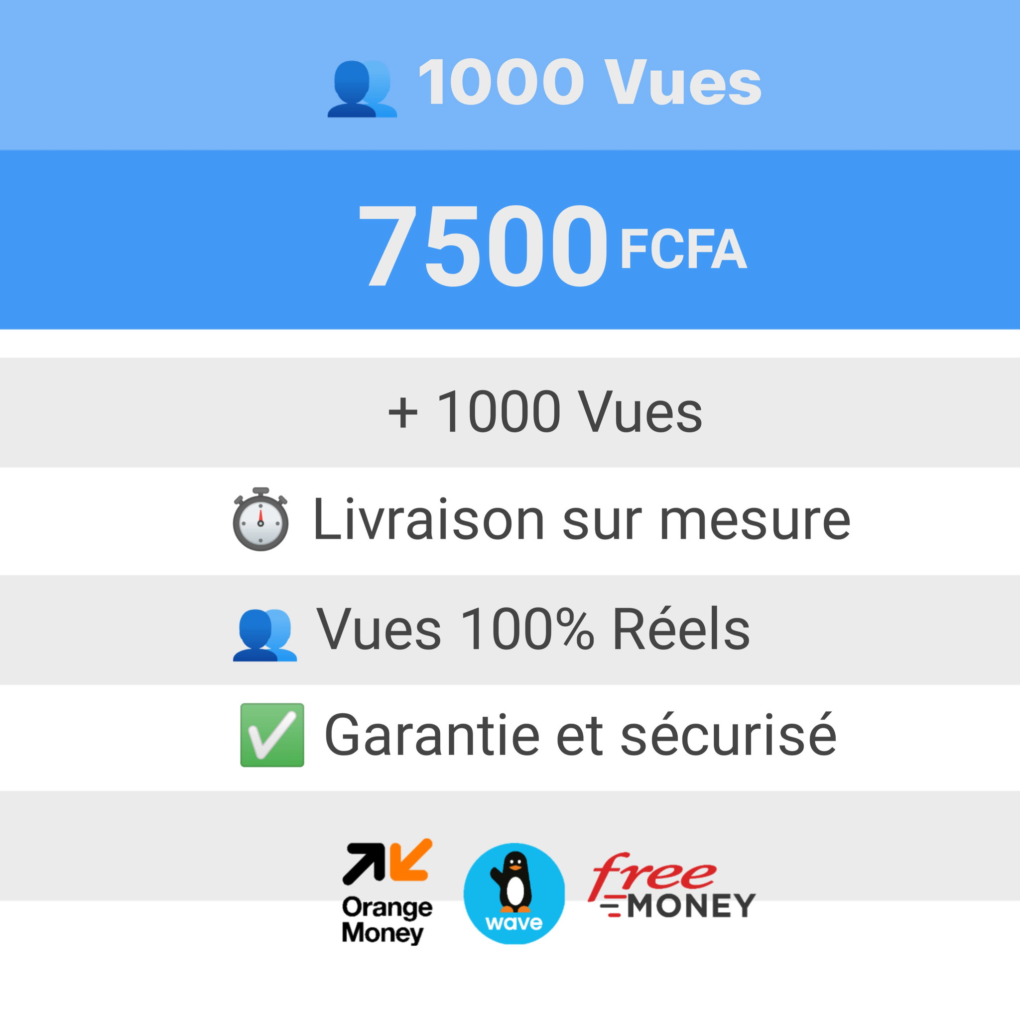 Acheter 1000 vues youtube _0