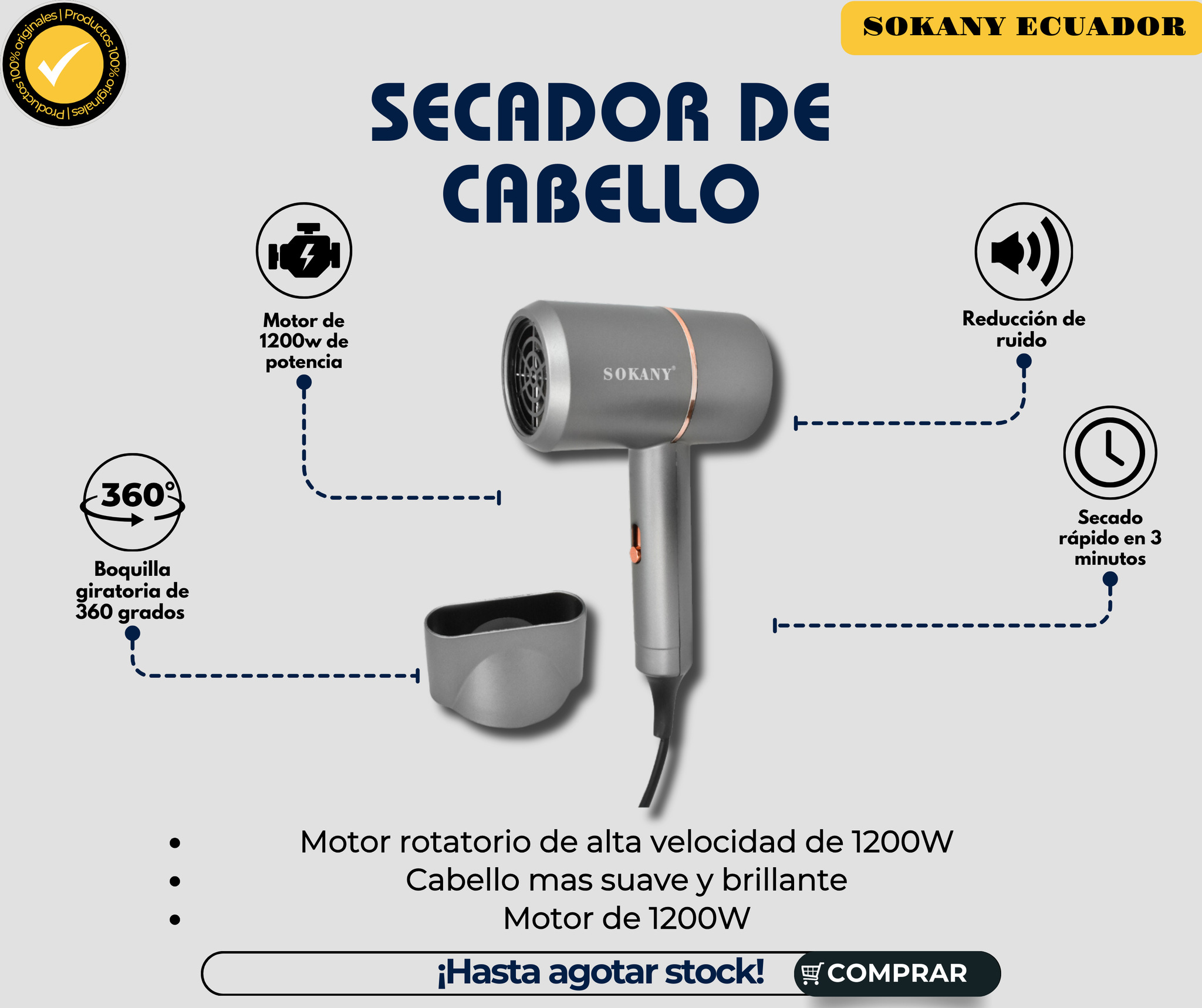 Secador de Cabello - Sokany_0