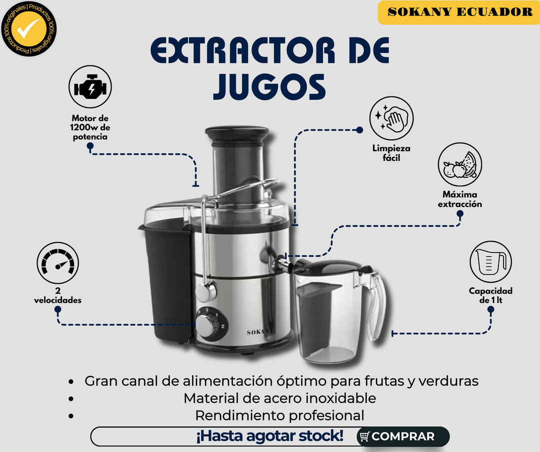Extracto de Jugos - Sokany