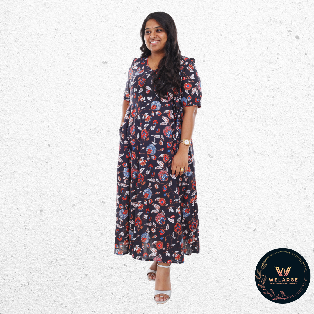 A Quarter-Length dress featuring a traditional design _2
