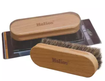 Helios Horse Hair Leather Shoe Brush, 6.5 inch_0