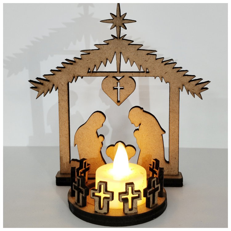 MDFCL-071_Wooden Welcome Jesus (Without Lamp)_1