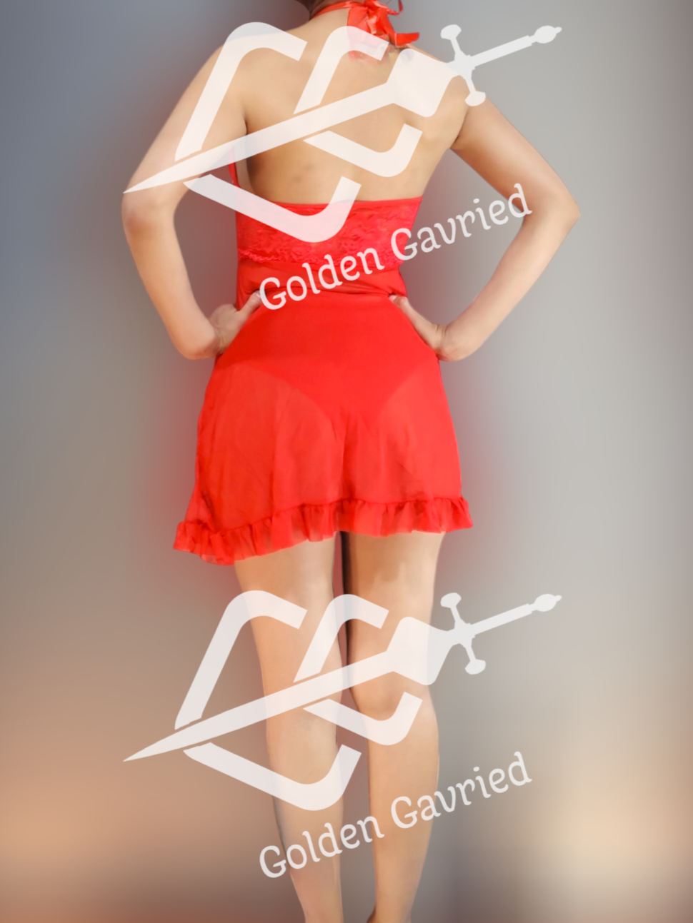 Babydoll T55 -  Rojo_1