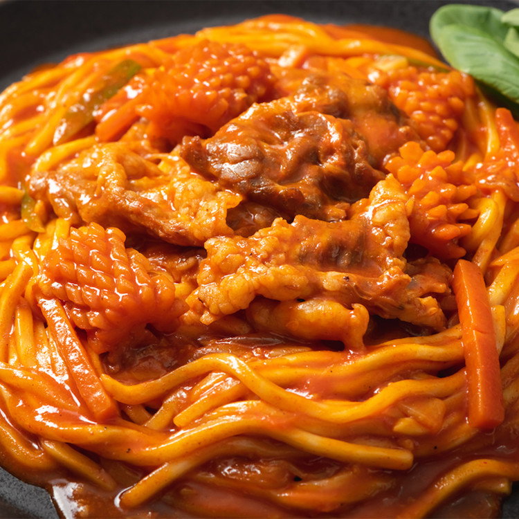 Stir-fried seafood Jjamppong with brisket (2 servings)