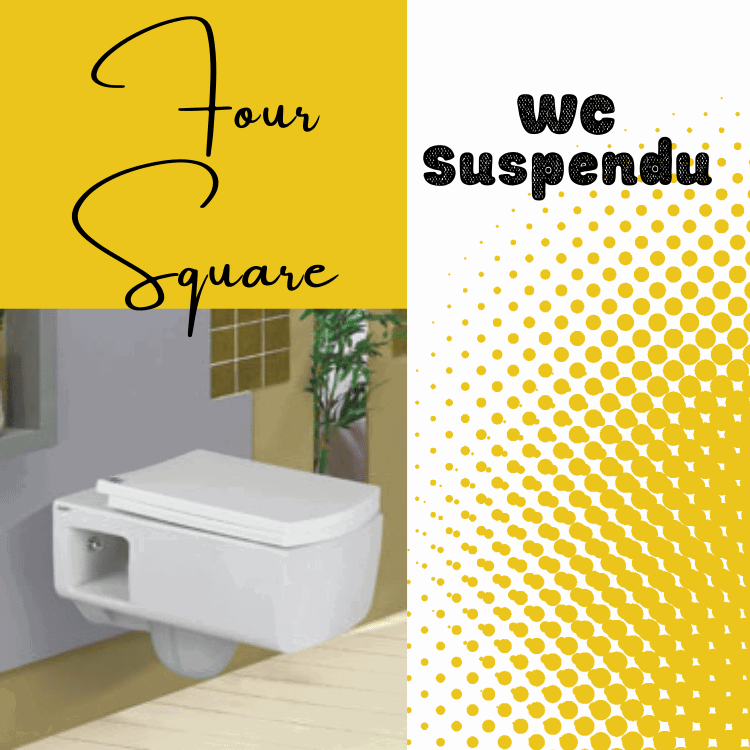 WC Suspendu Four square