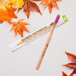 Adult Bamboo Toothbrush (Round Handle)