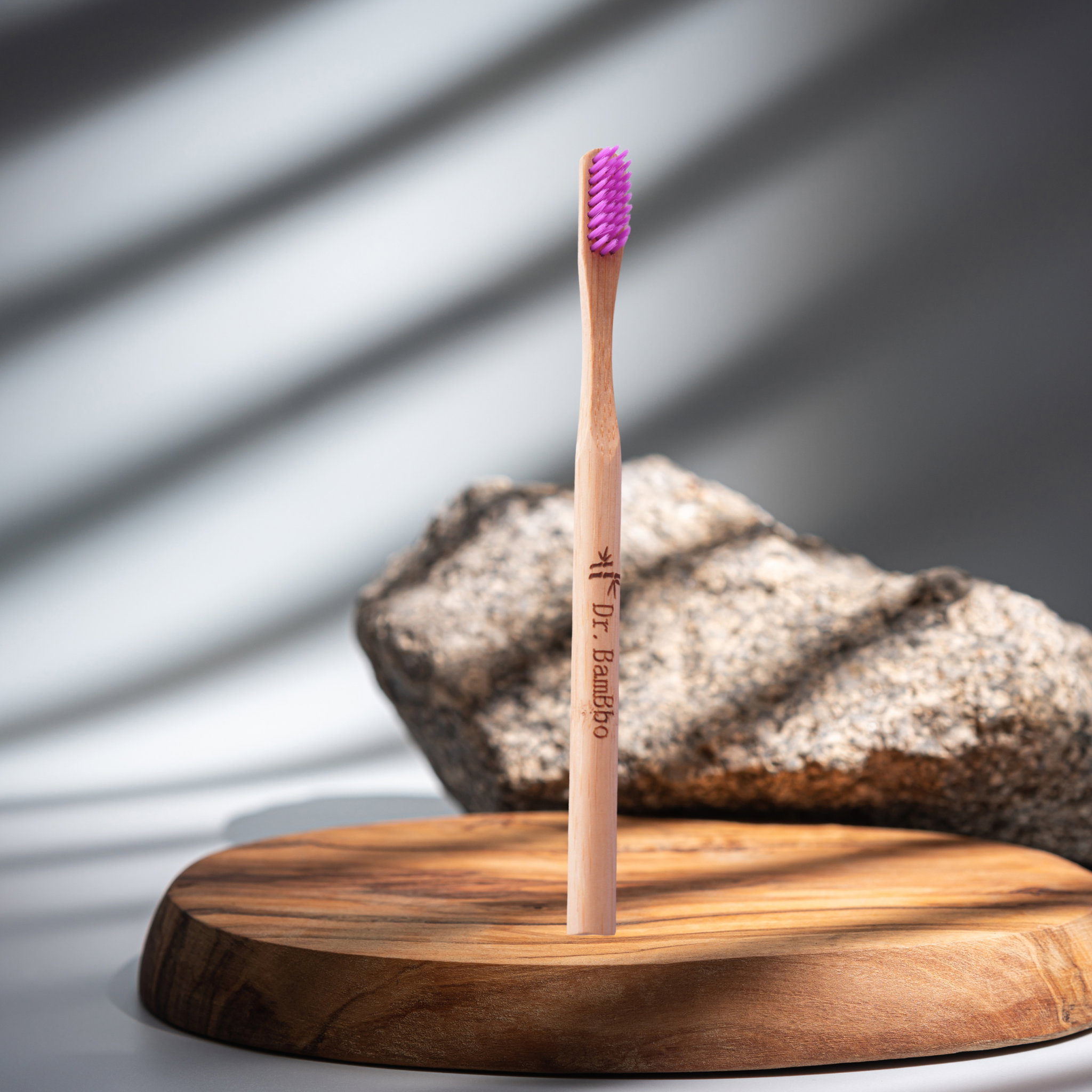 Adult Bamboo Toothbrush (Round Handle)_2